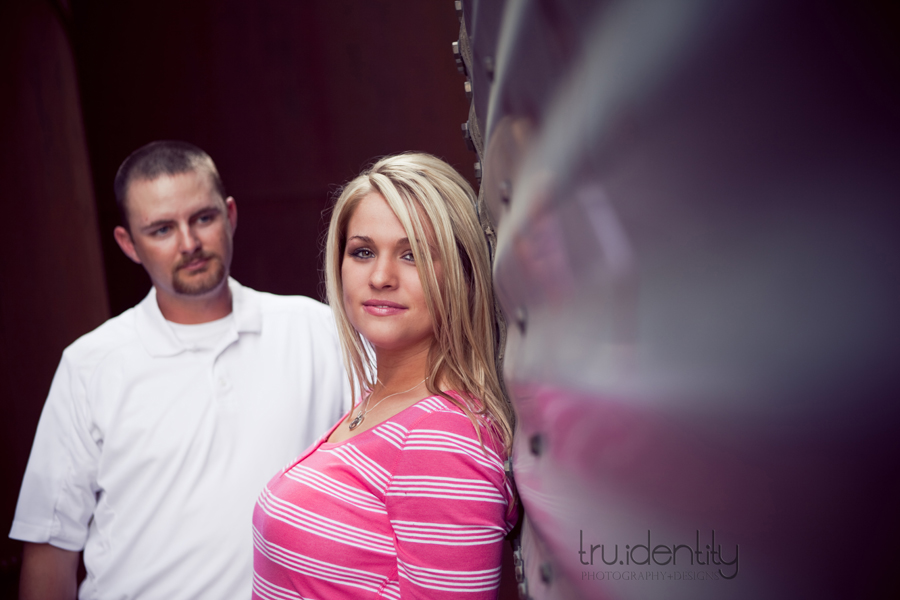 Country engagement photo by cotton gin