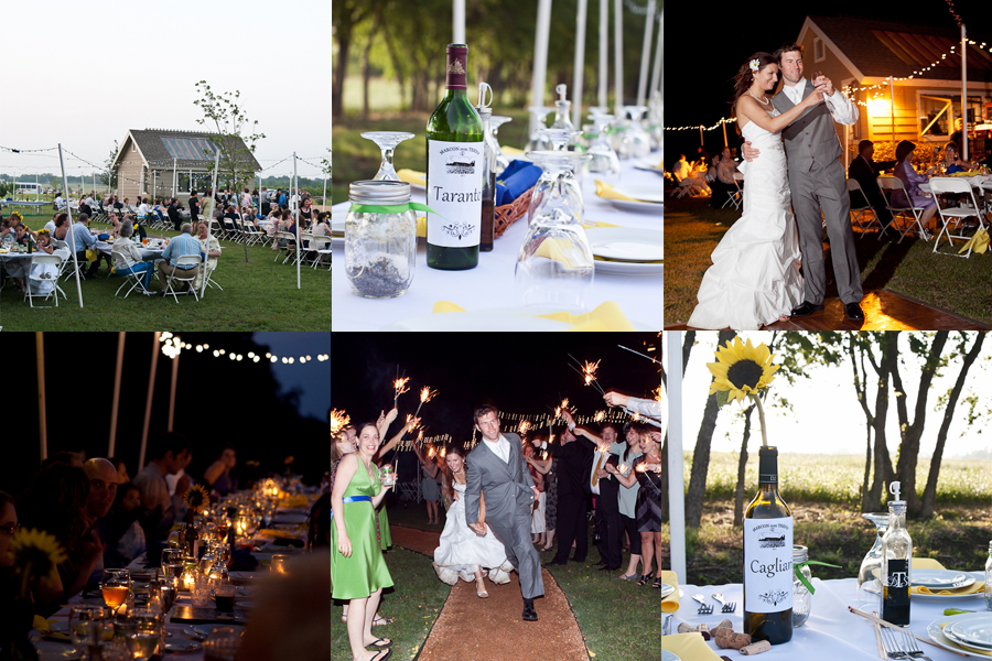 Eden Hill Farm and Vineyard wedding reception photos