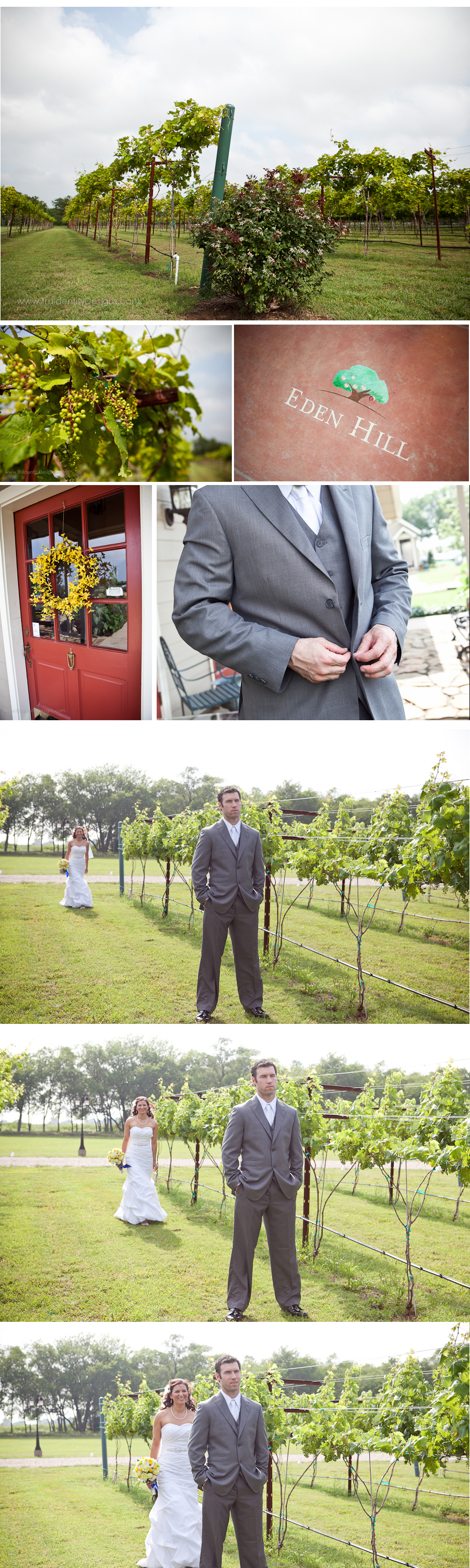 Eden Hill Farms Vineyard wedding Celina texas