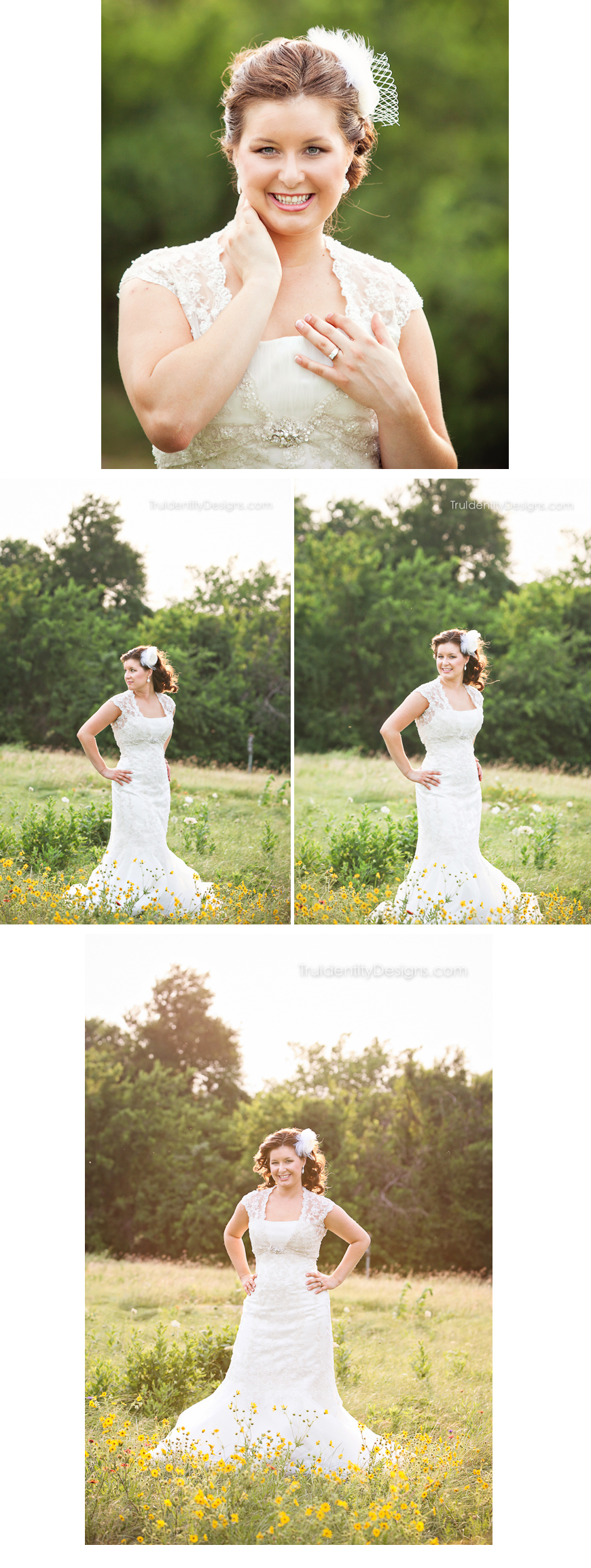 country bridal photos in Plano and Frisco