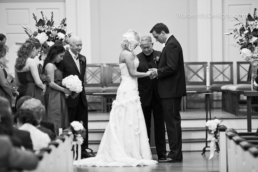 SMU Perkins Chapel Wedding & Sky Lobby Dallas wedding reception