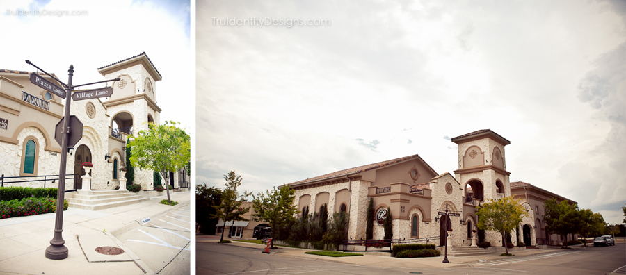 piazza in the village colleyville wedding photography